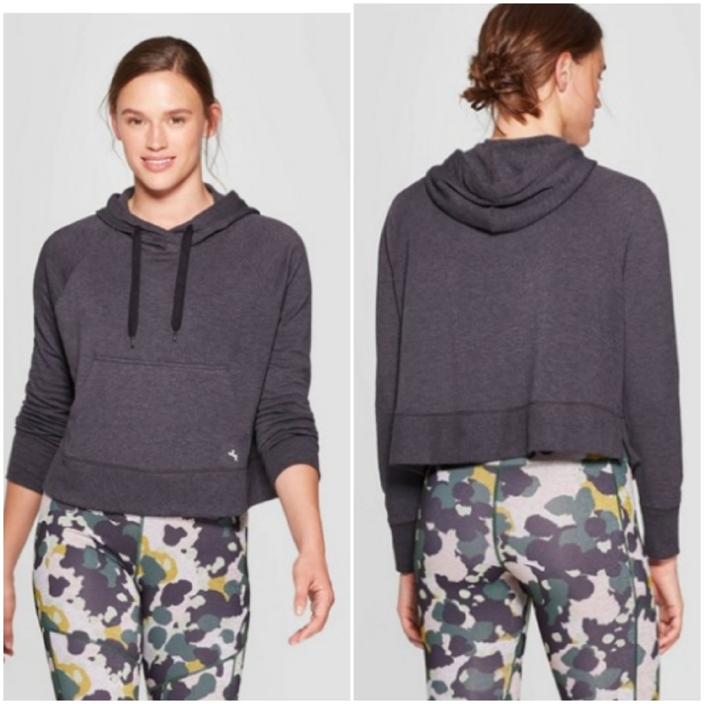 SET OF JOY LAB CROPPED OVERSIZED HOODIE & JOGGERS